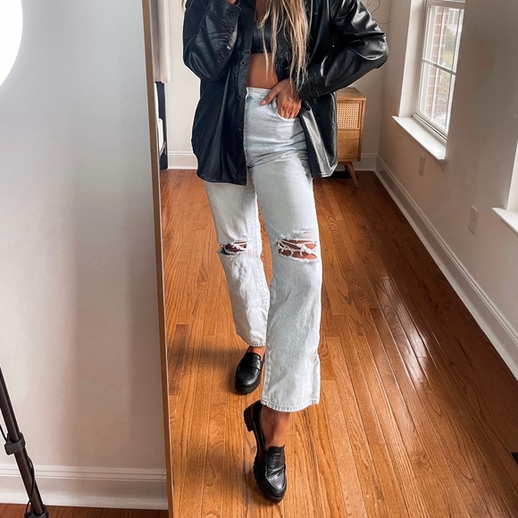 KanCan distressed straight leg jeans - Picture 2 of 4